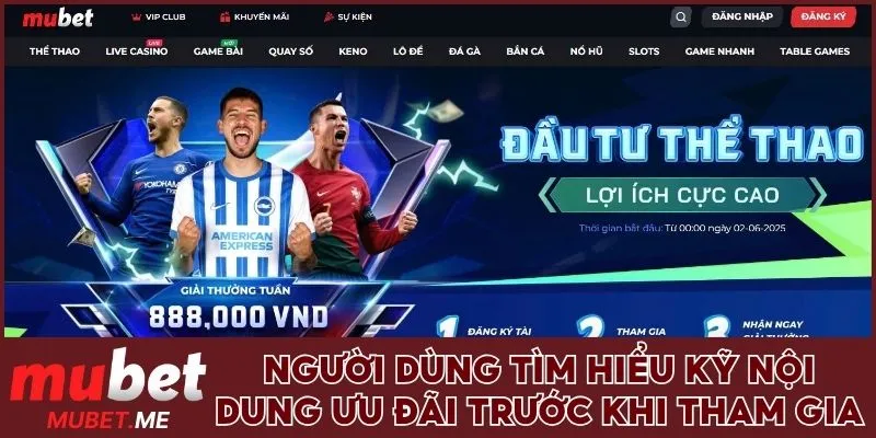 Người dùng tìm hiểu kỹ nội dung ưu đãi trước khi tham gia