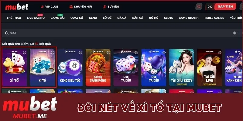 Xì tố game bài đơn giản nhưng hấp dẫn